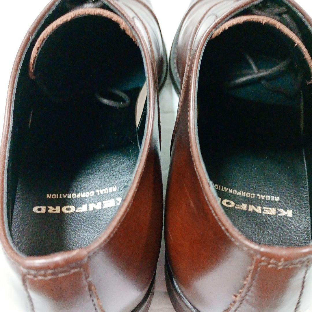 ❣️極美品❣️ KENFORD ダークブラウン ストレートチップ