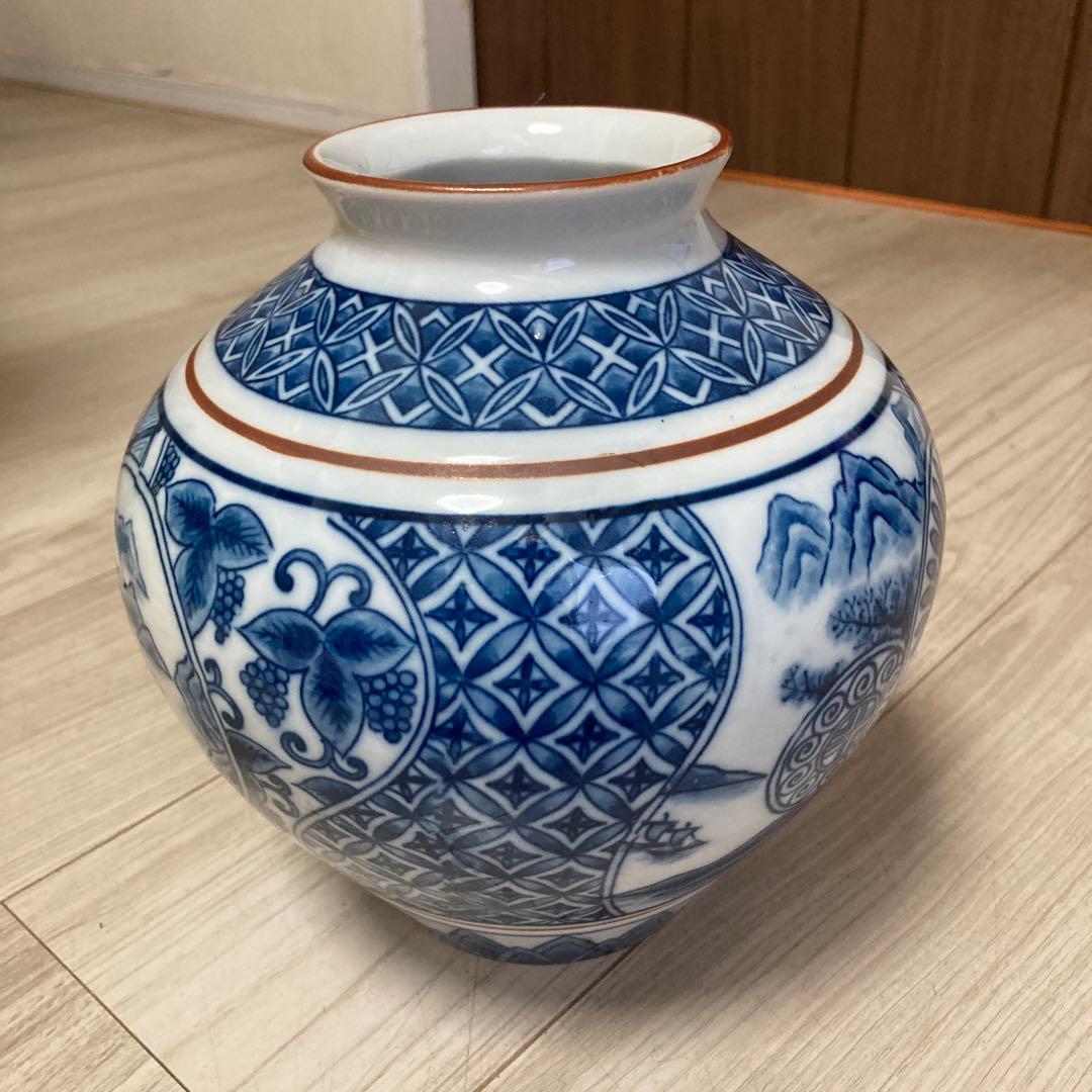 有田焼 華山窯 花器有田焼