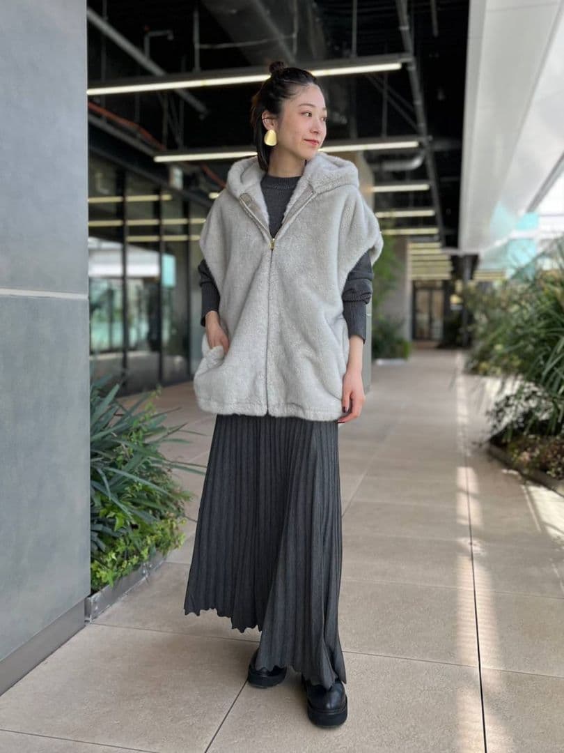 24AW ミンクライクファーベスト