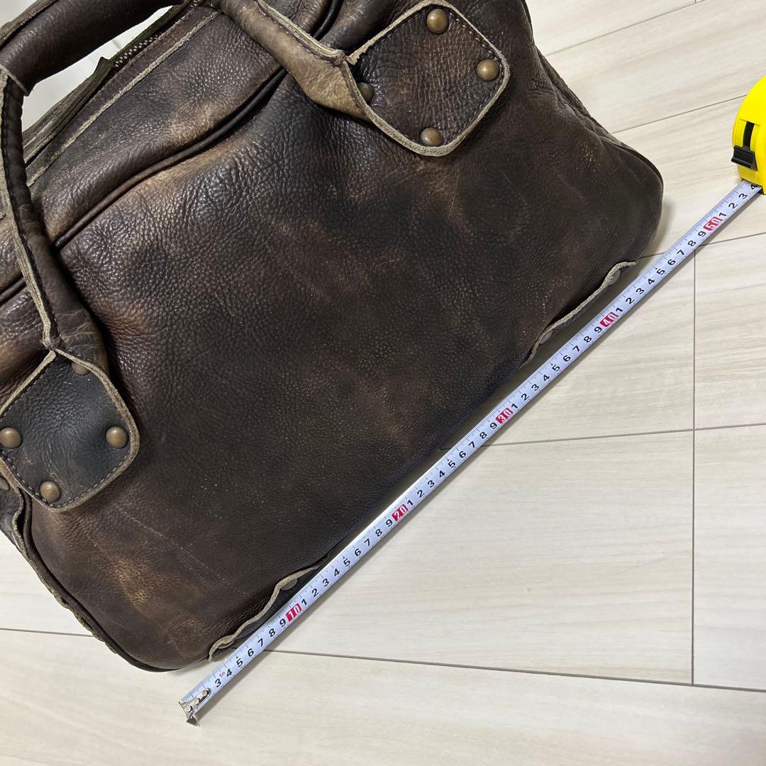 ディーゼル　ボストンバッグ　旅行用バッグ　本革