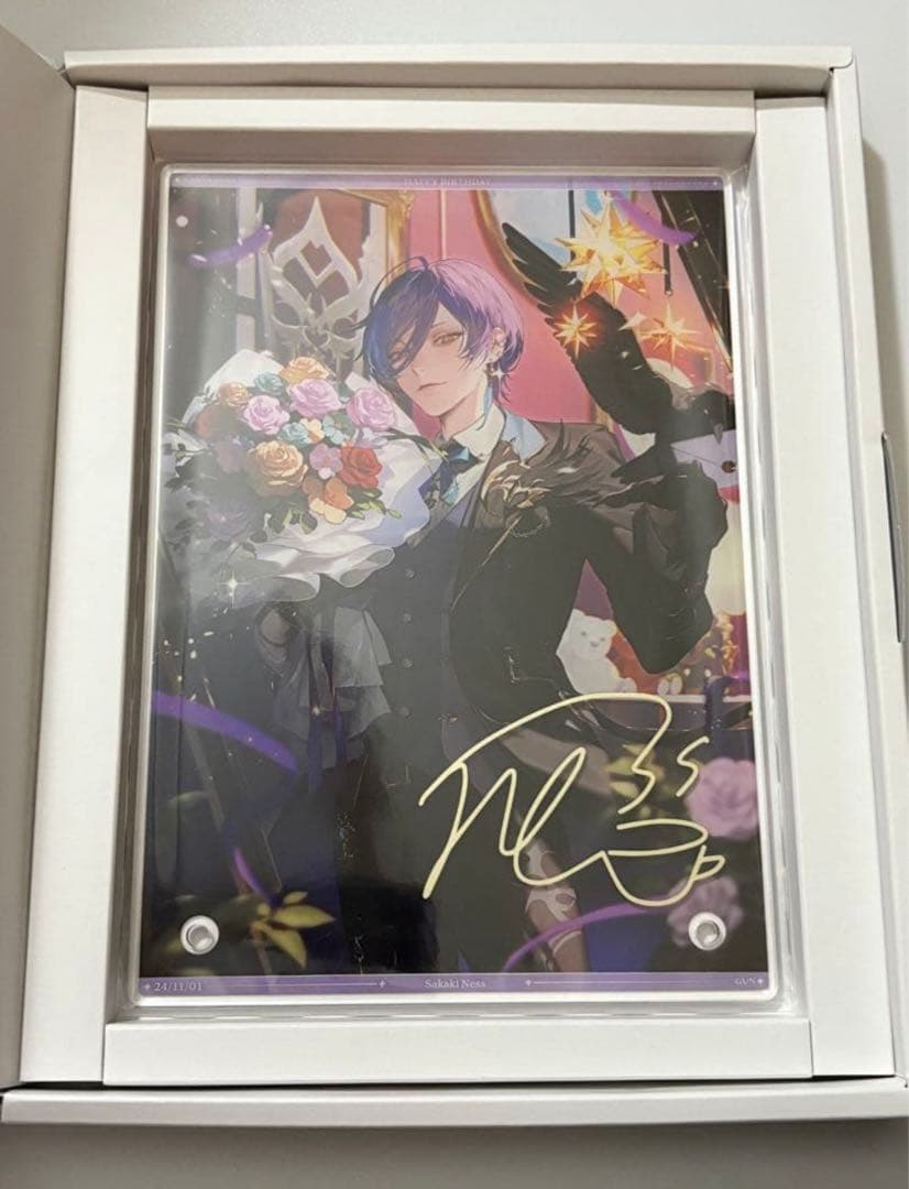 にじさんじ 榊ネス 誕生日2024 アクリルパネルセット 缶バッジ チェキ