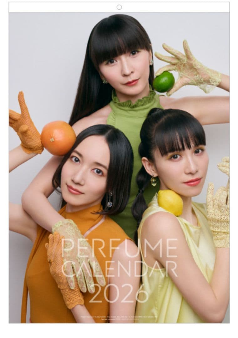 Perfume2026年カレンダー未使用