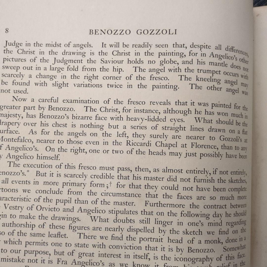 世界史的名著！ バーナード・ベレンソンのフィレンツェ派の素描 第一巻 1903