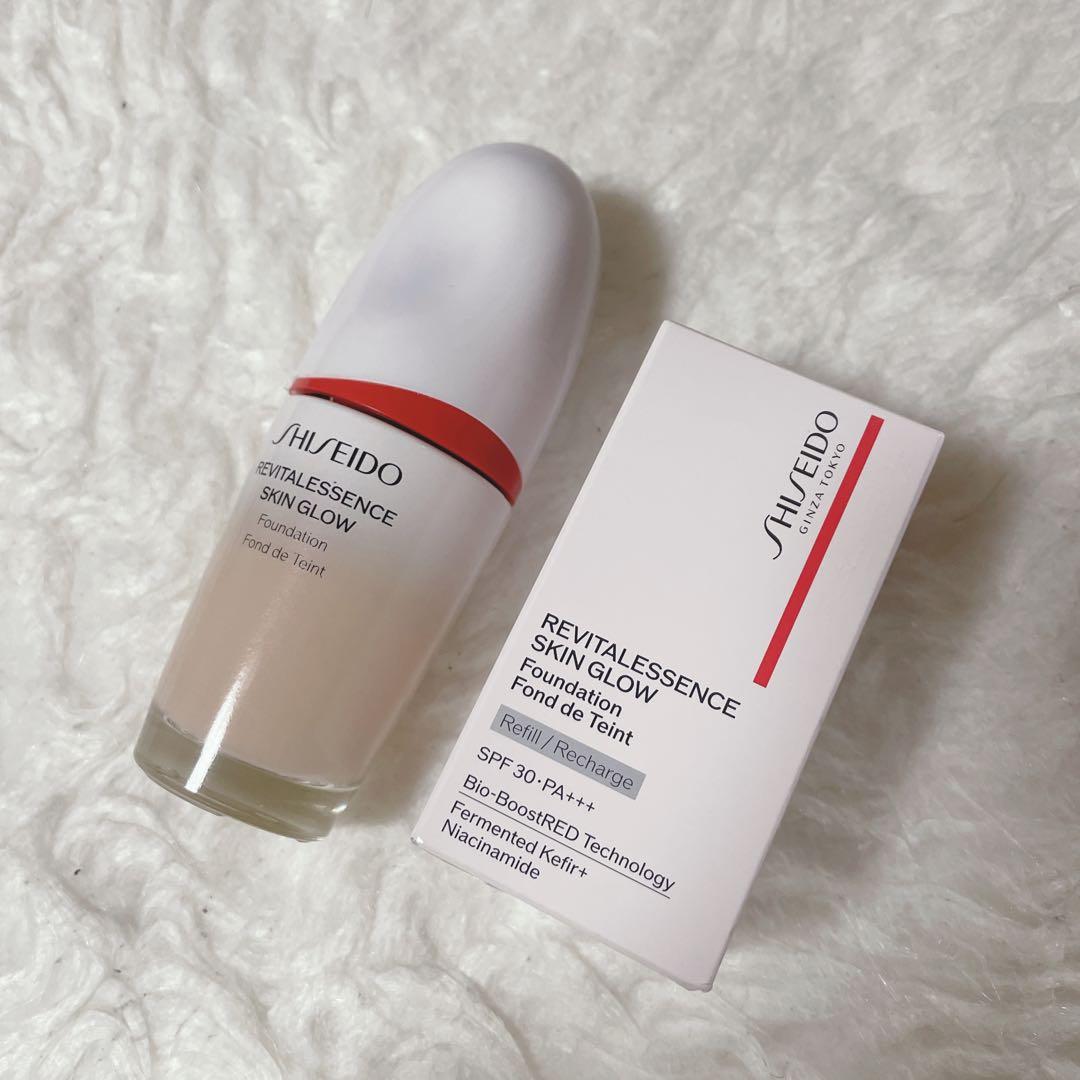 資生堂 エッセンススキングロウファンデーション140 本体&レフィル