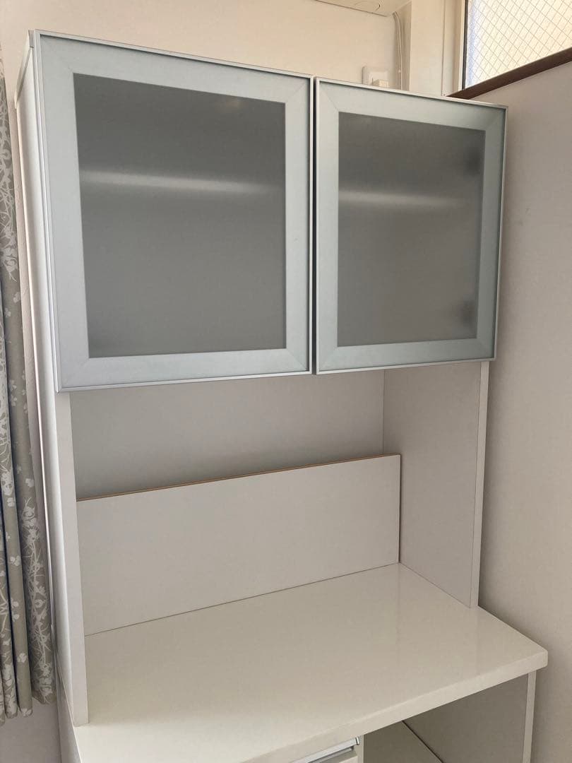 キッチン食器棚　ホワイト