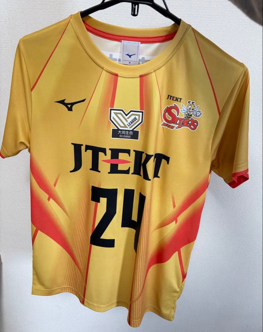 ジェイテクト バレーボール ユニフォーム OGAWA 24 Mサイズ