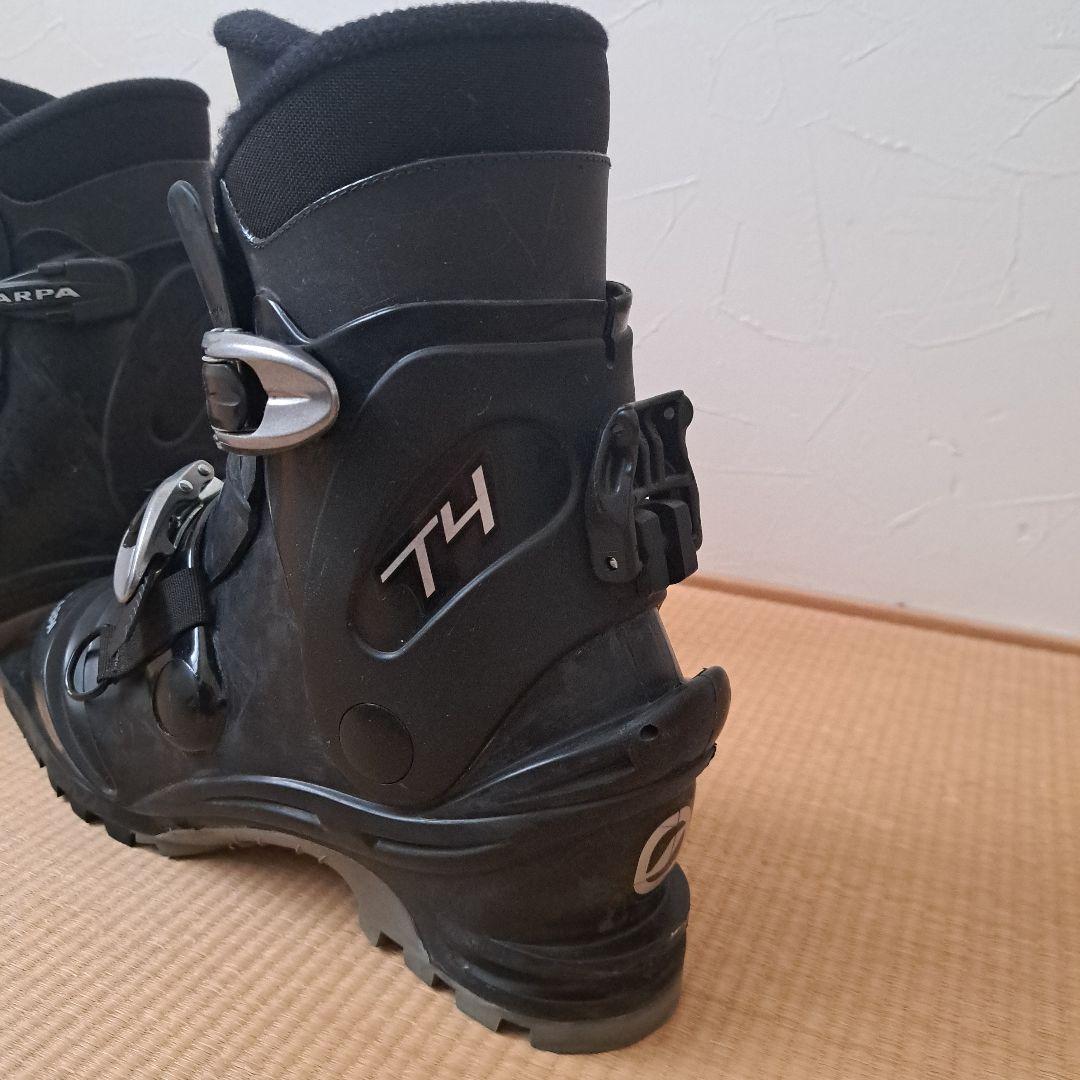 SCARPA T4 テレマークスキーブーツ 27.5cm　 黒