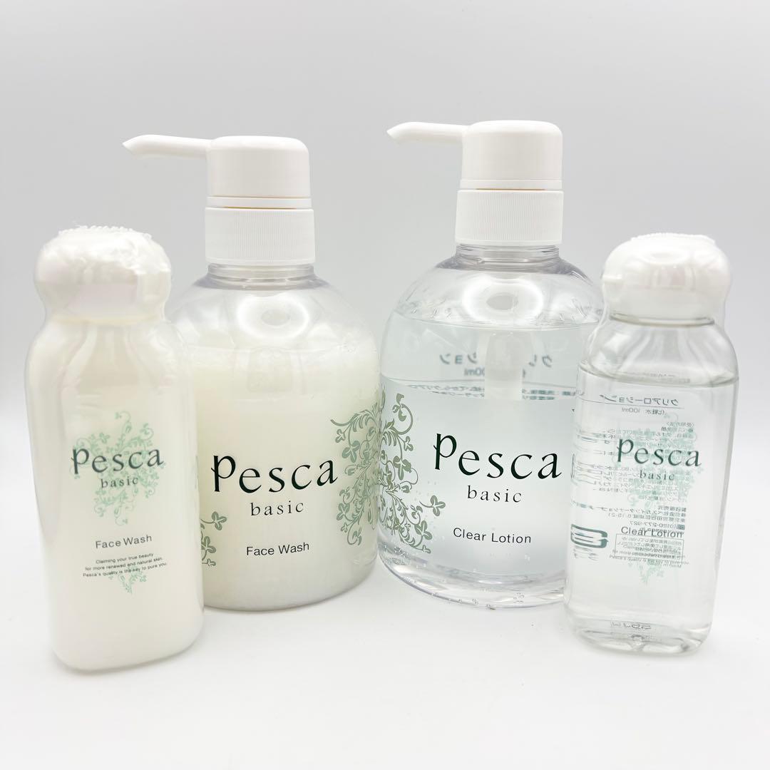 【未開封】Pesca クリアローション フェイスウォッシュ 4本セット
