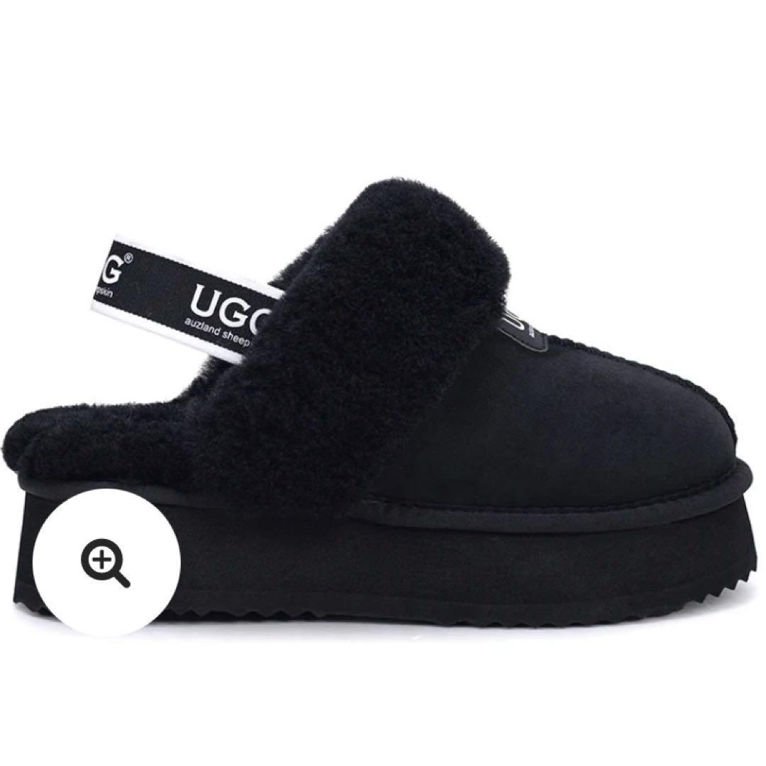 UGG Australia Classic ファンケット ブラック38 24cm
