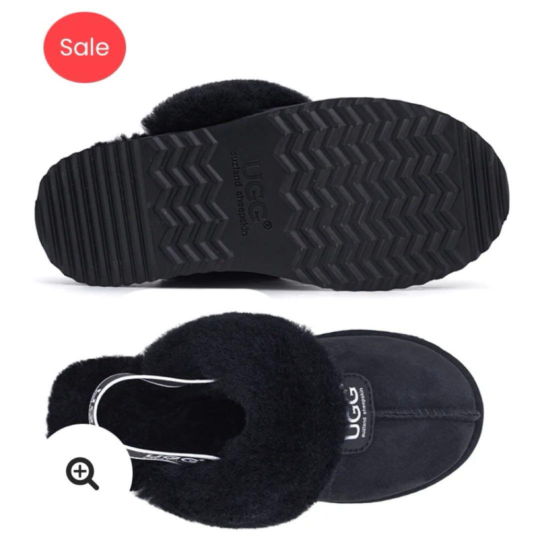 UGG Australia Classic ファンケット ブラック38 24cm