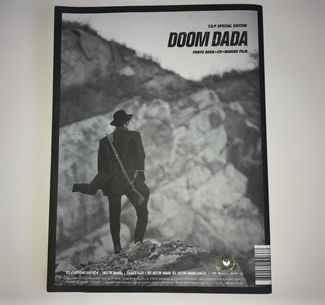 BIGBANG TOP DOOM DADA 写真集 廃盤CD タプ　写真付き
