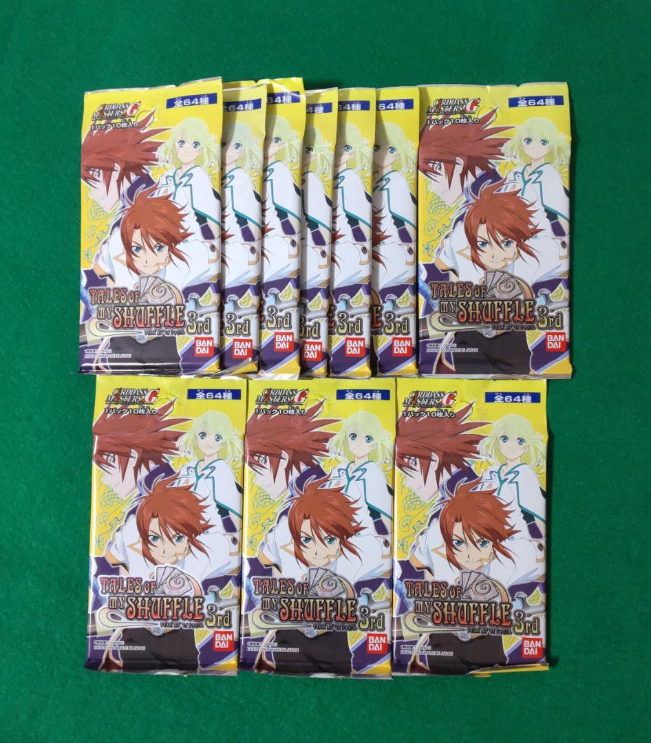 カードダス テイルズ オブ マイシャッフル 3nd カード 未開封 10パック