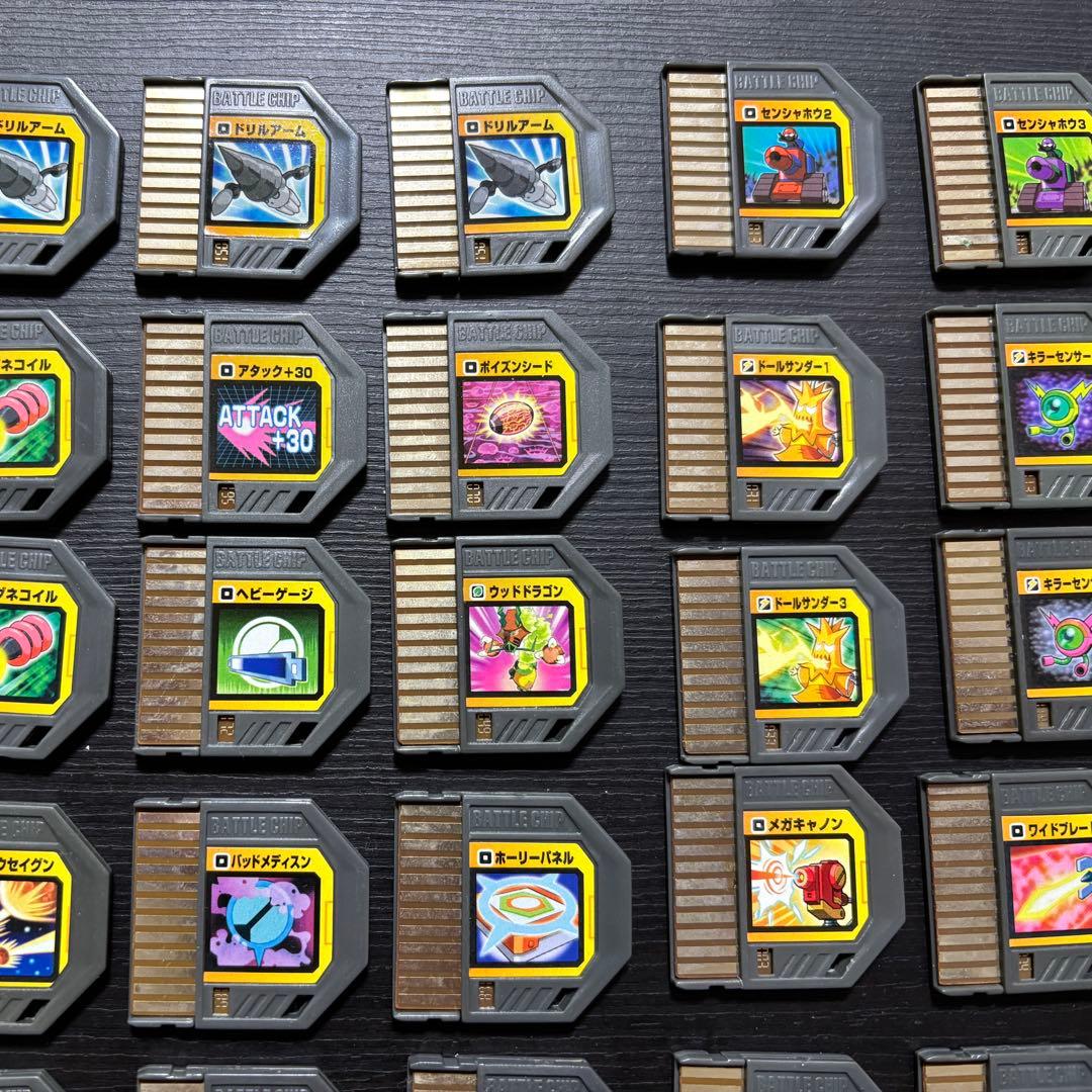 ロックマンエグゼ ナビリンクシステム ナビチップ 38枚セット ケース付き