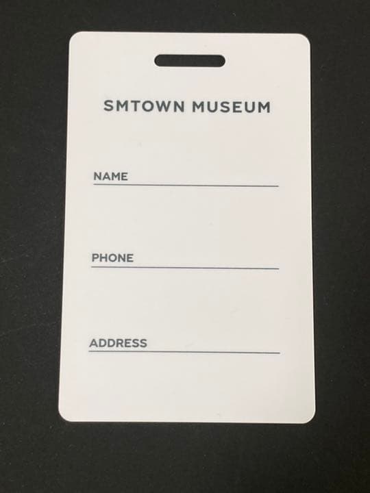 SuperM アメリカツアー テヨン ネームタグ 入場 トレカ