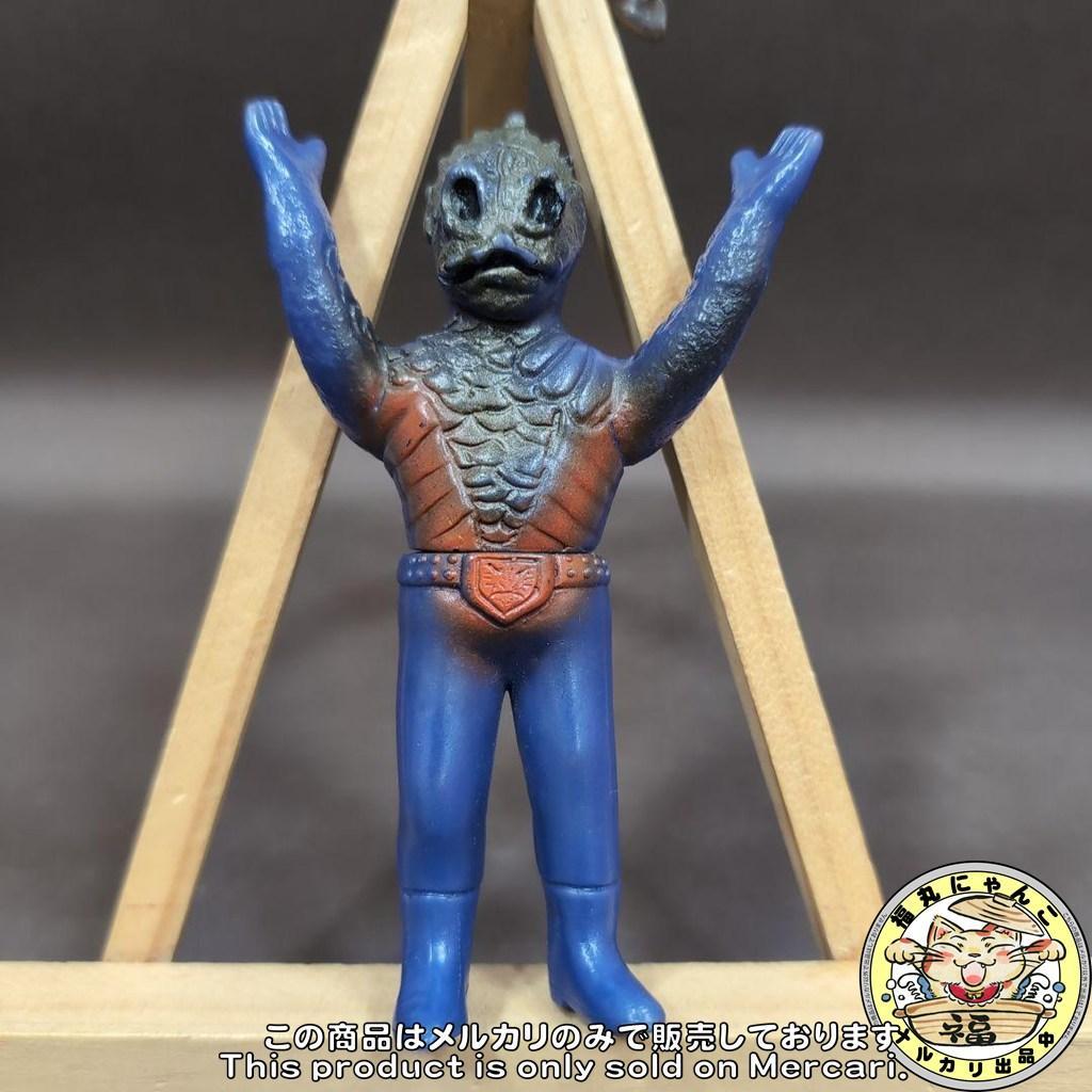 【レア】仮面ライダーミニソフビ アマゾニア 旧バンダイ 昭和 怪人