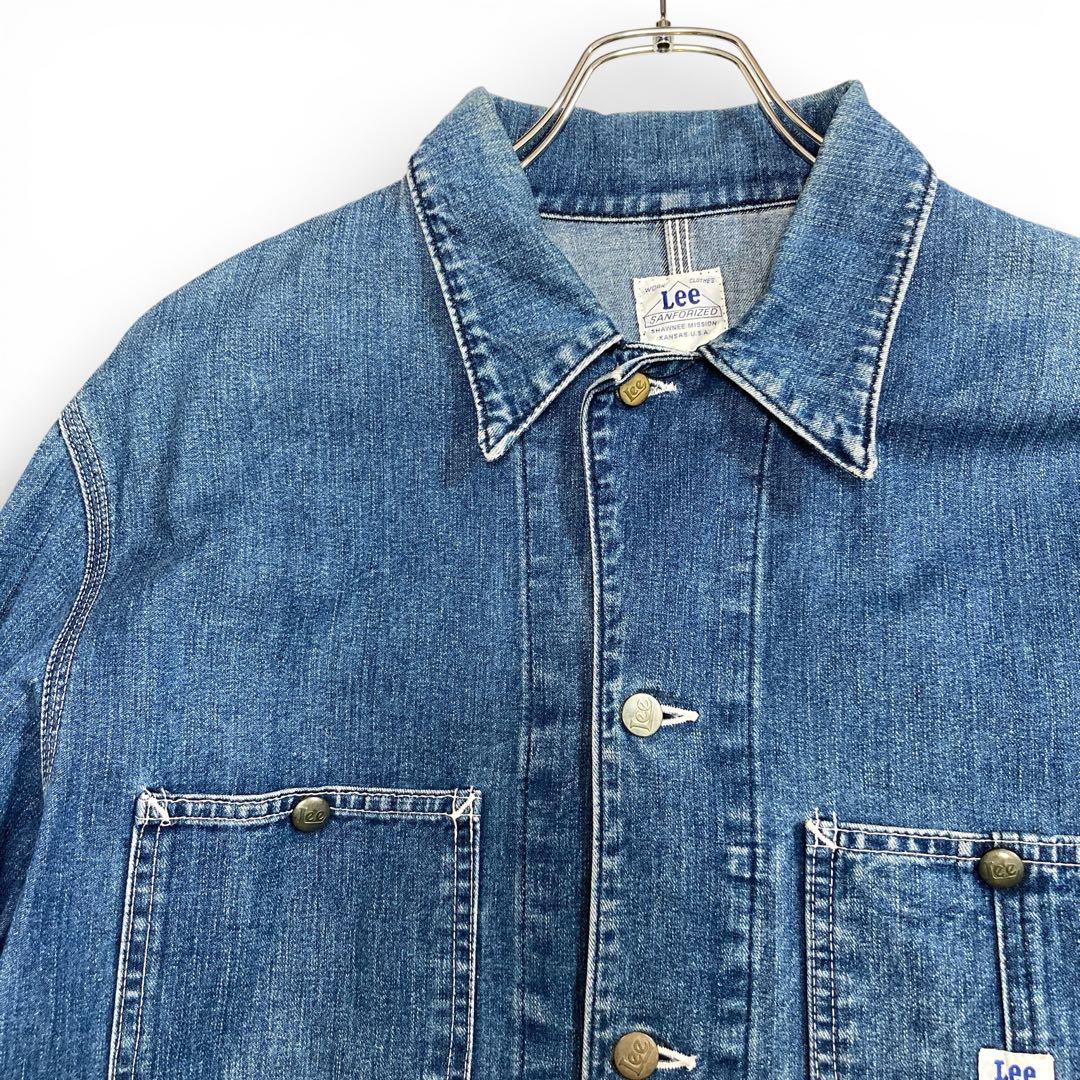 Lee 91-J ハウスタグ 加工 デニムカバーオール 復刻 L