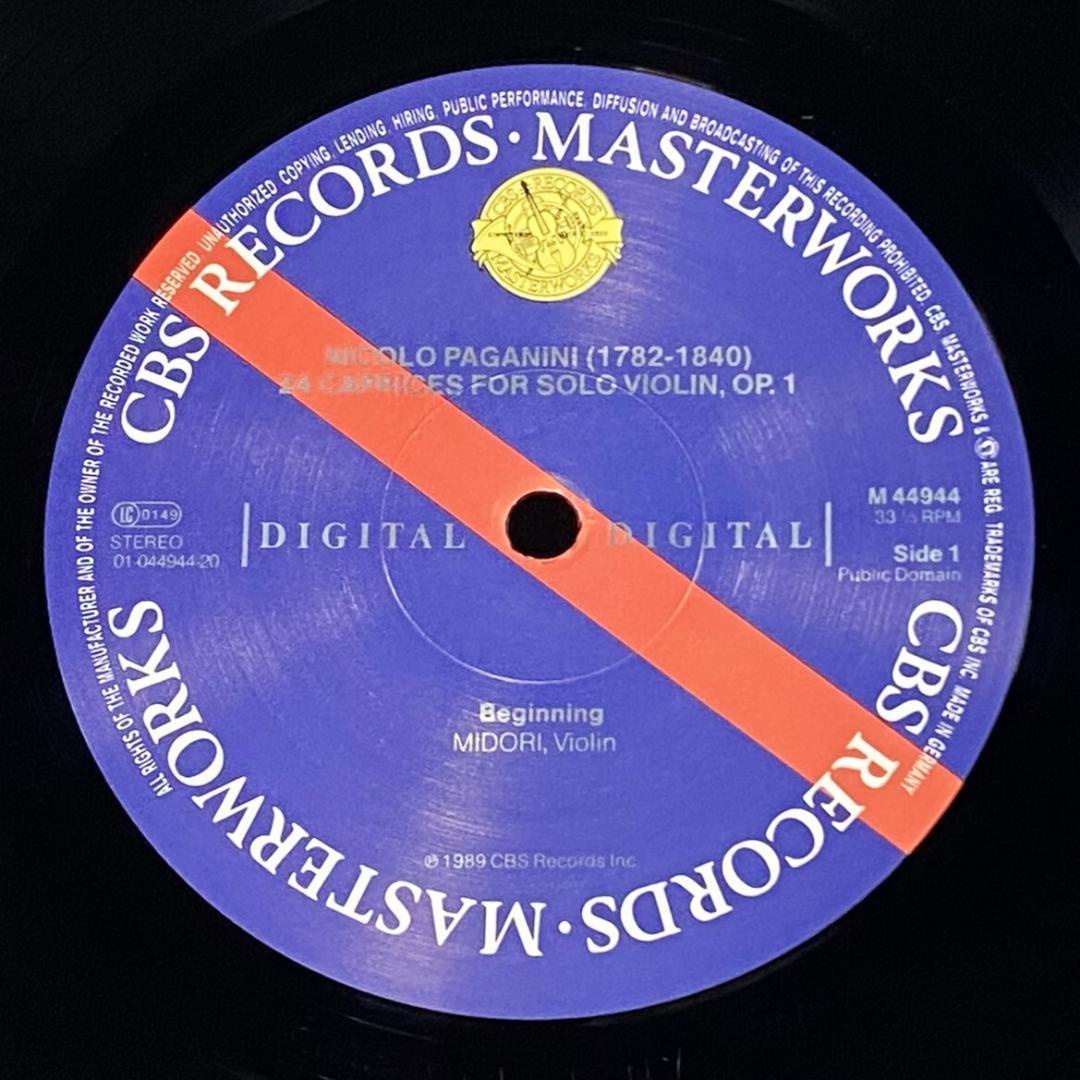 ★極レア！超美品【独CBS/デジタル】五嶋みどり『24のカプリース』