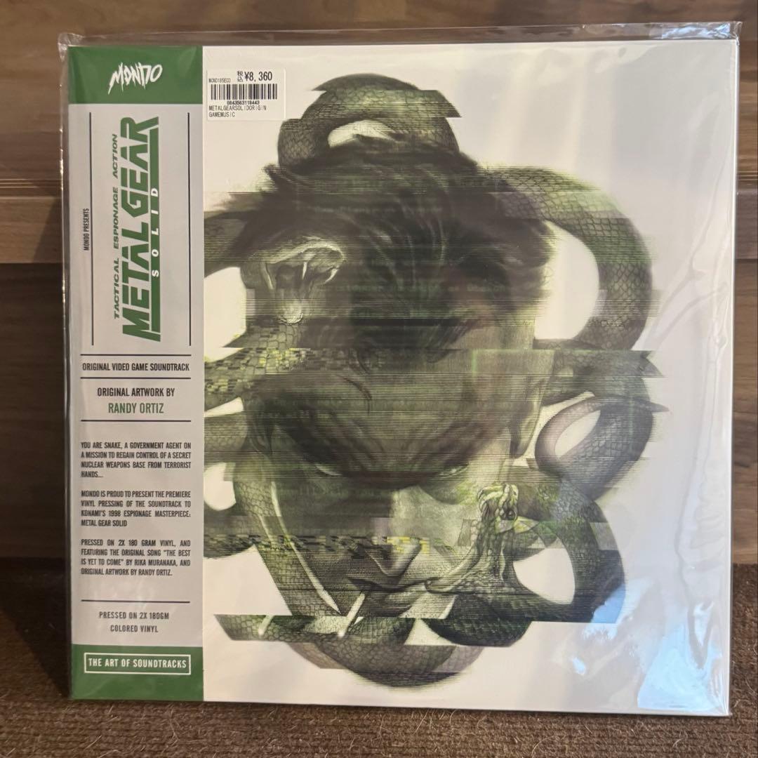 L GEAR SOLID サントラ LP 2枚組 Mondo 未開封