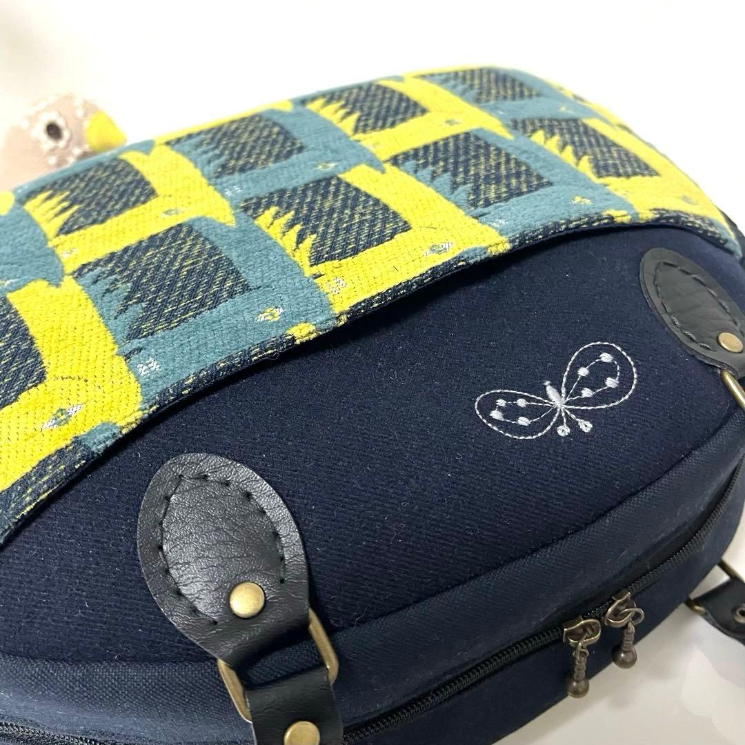 ミナペルホネン　ハンドメイドバッグ　ボストン型