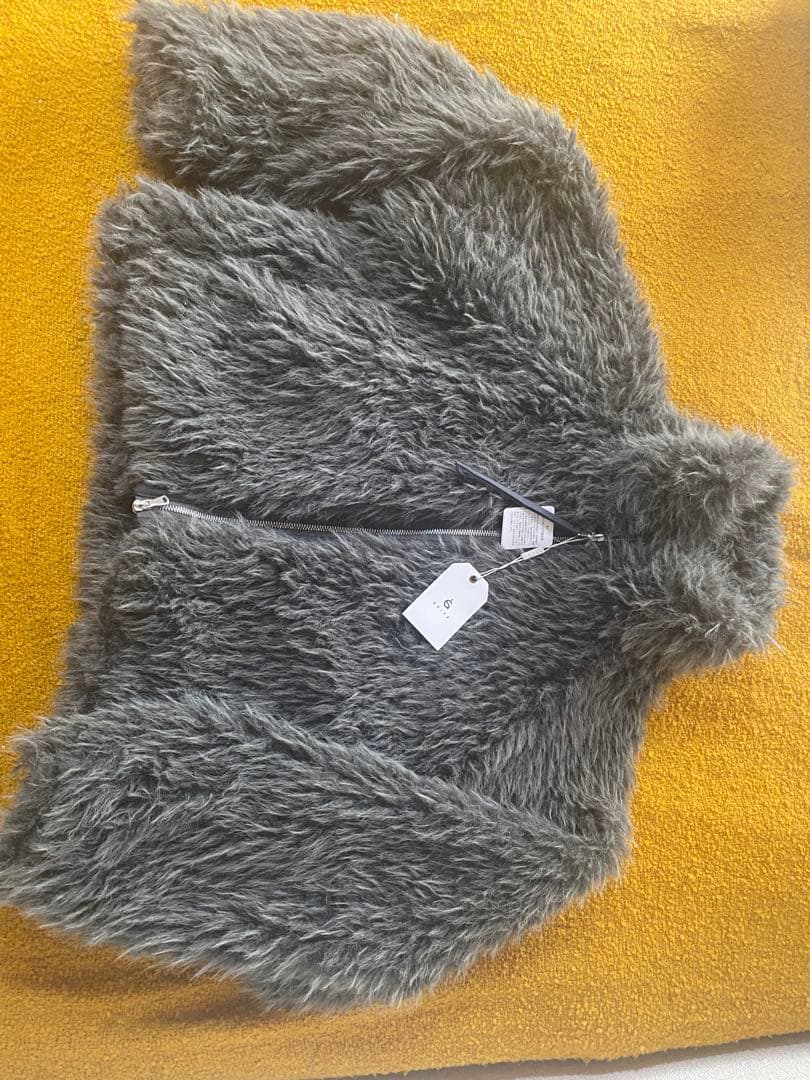 ESICA ファーブルゾン チャコールグレー