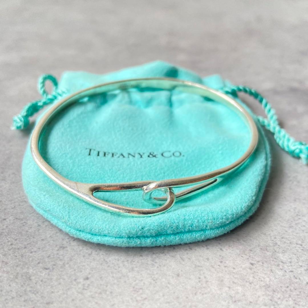 【希少】Tiffany ティファニー バングル ループ シルバー925 Y268