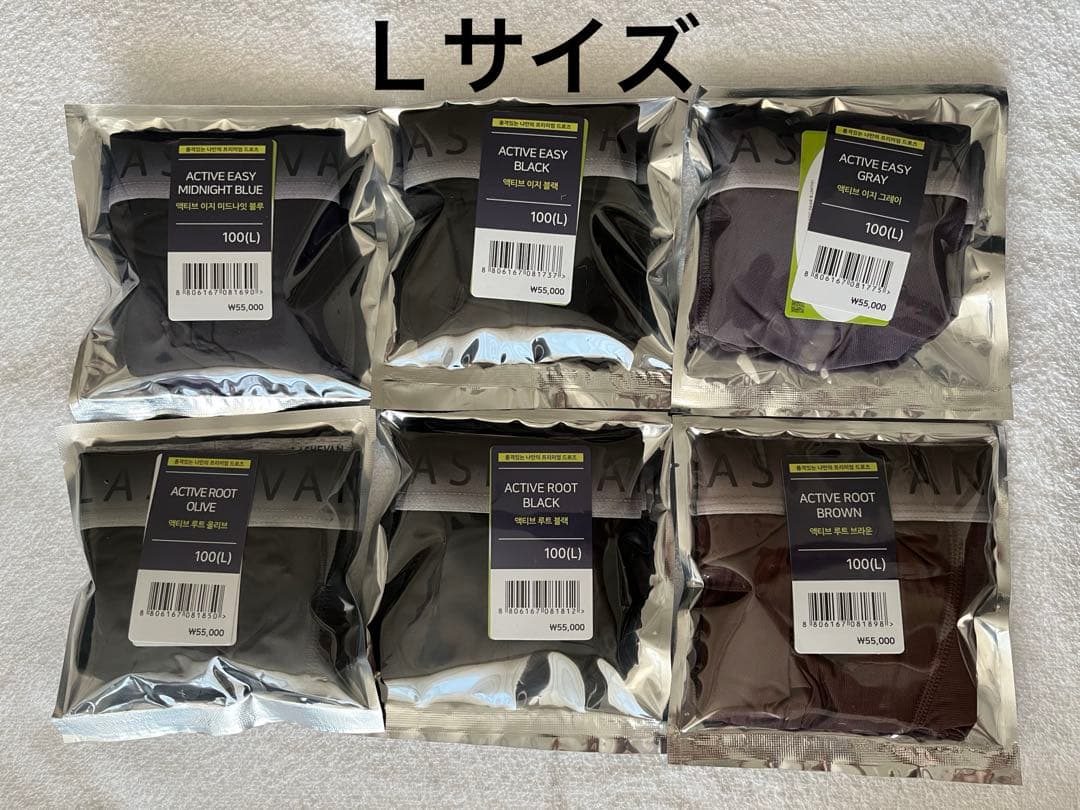 6枚セット LASHEVAN プレミアム ボクサーパンツ Ｌサイズ