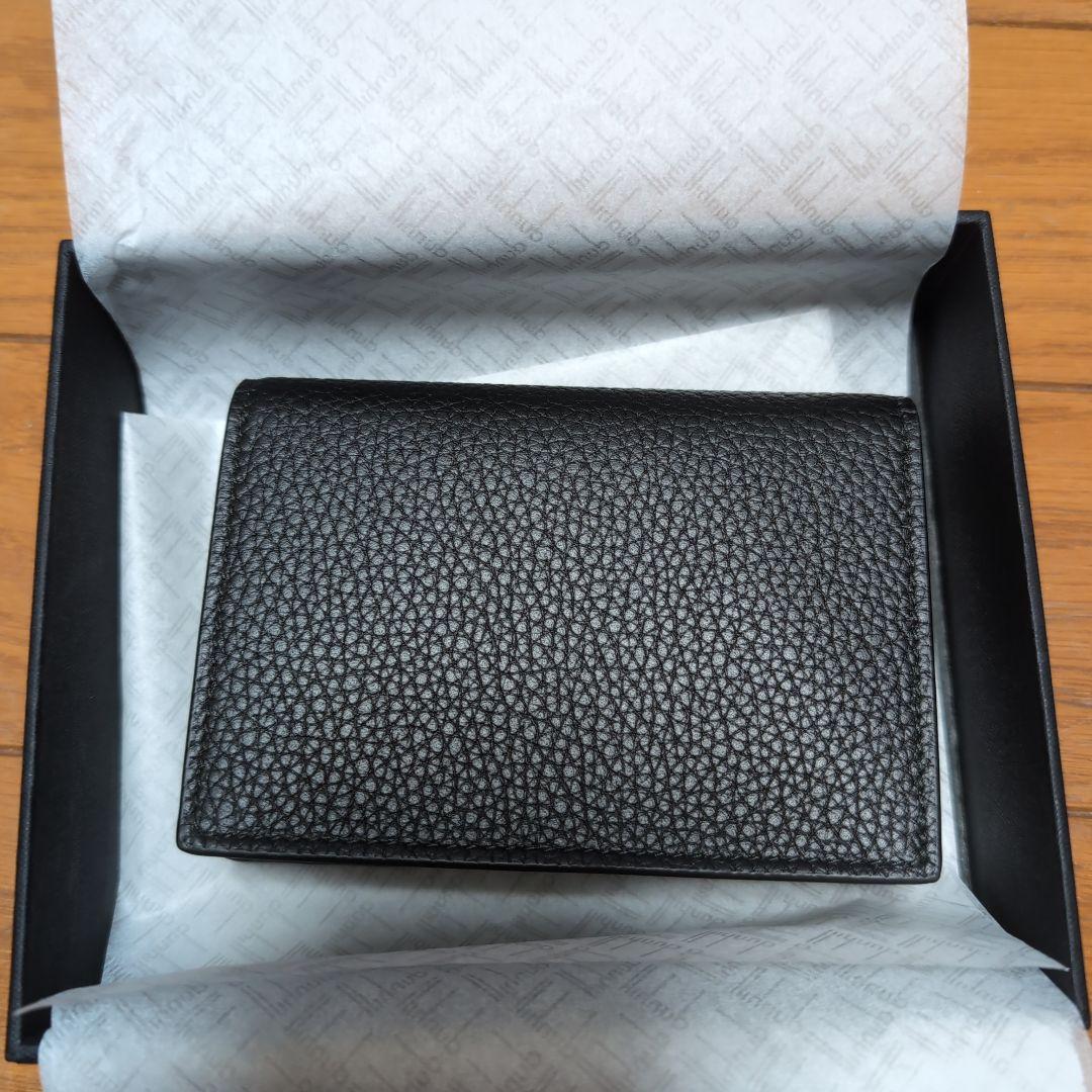 dunhill　新品　黒いレザー名刺入れ