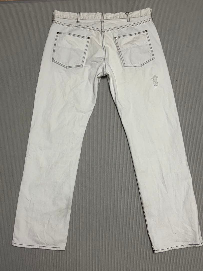 02ss Number (n)ine モダンエイジ期 ホワイト デニム ダメージ