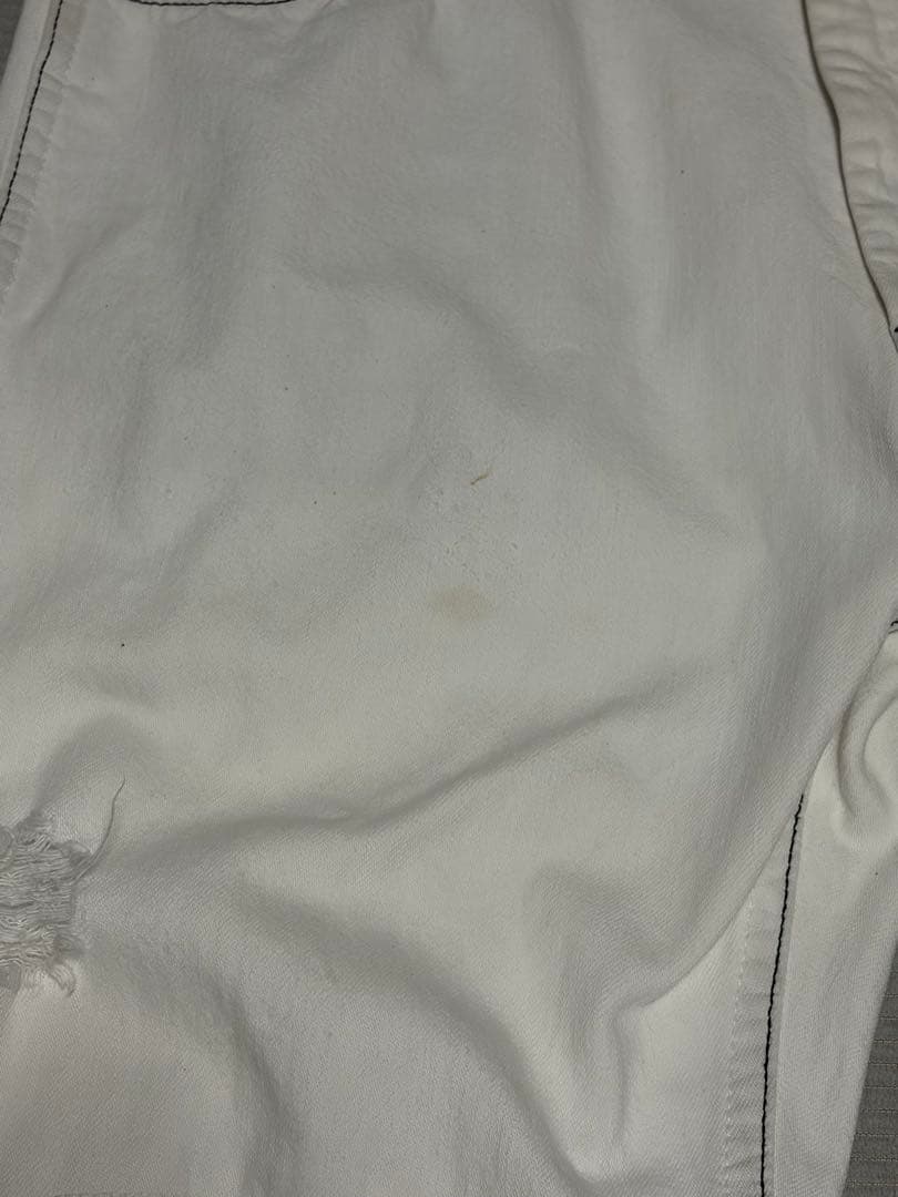 02ss Number (n)ine モダンエイジ期 ホワイト デニム ダメージ