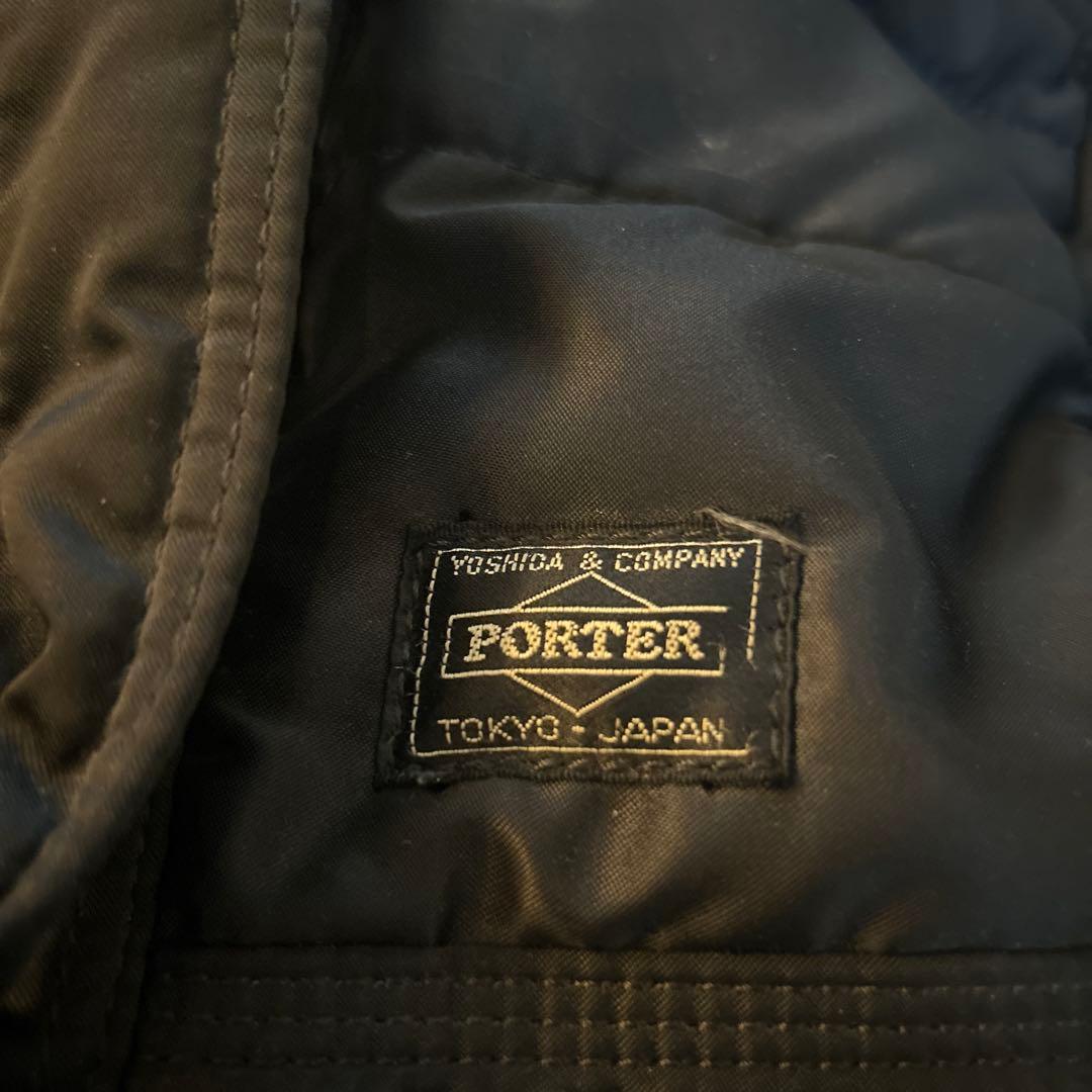 吉田カバン　PORTER ポーター　黒 ナイロン ドラムバッグ