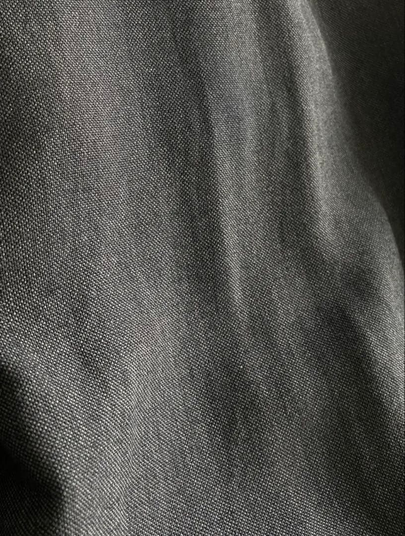 50s black rayon slacks ブラックシャンブレー