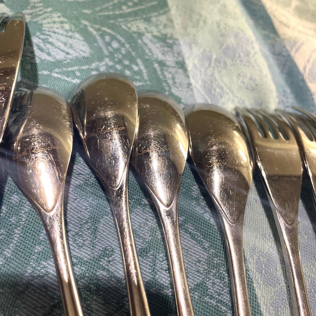 ジョエルロブション　スプーン、フォーク大小　4セット
