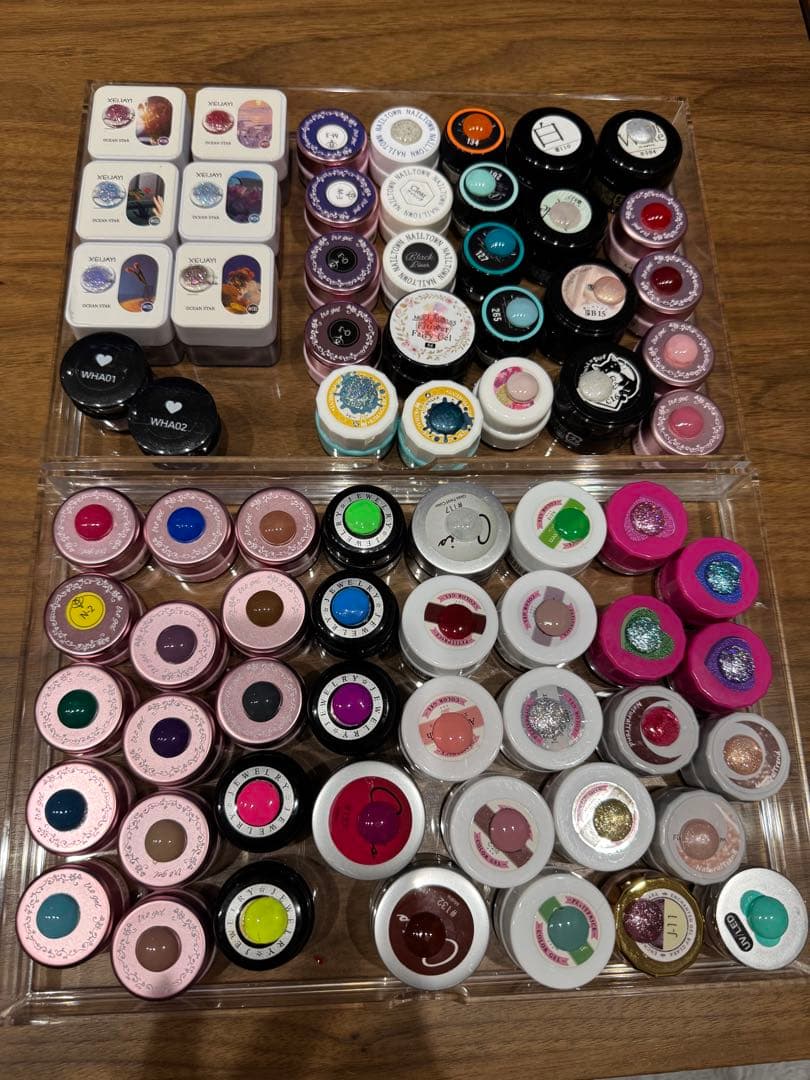 ジェルネイルカラーセット プリジェル、ルクジェル、きまぐれ