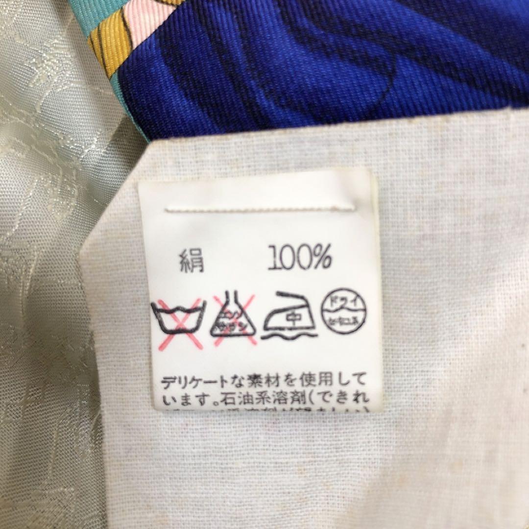 HERMES*エルメス　シルク100%　スカーフ柄ベスト　総柄　46
