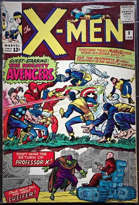 少年漫画 The X-Men #9 (1966)