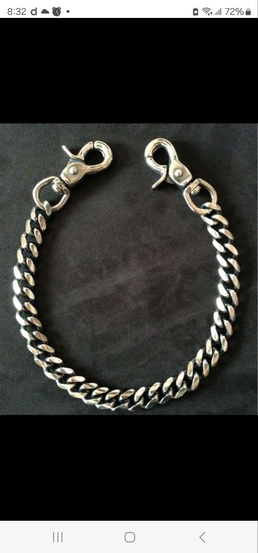 ウォレットチェーン シルバー