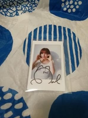 FRUITS ZIPPER　早瀬ノエル　サイン入りチェキ