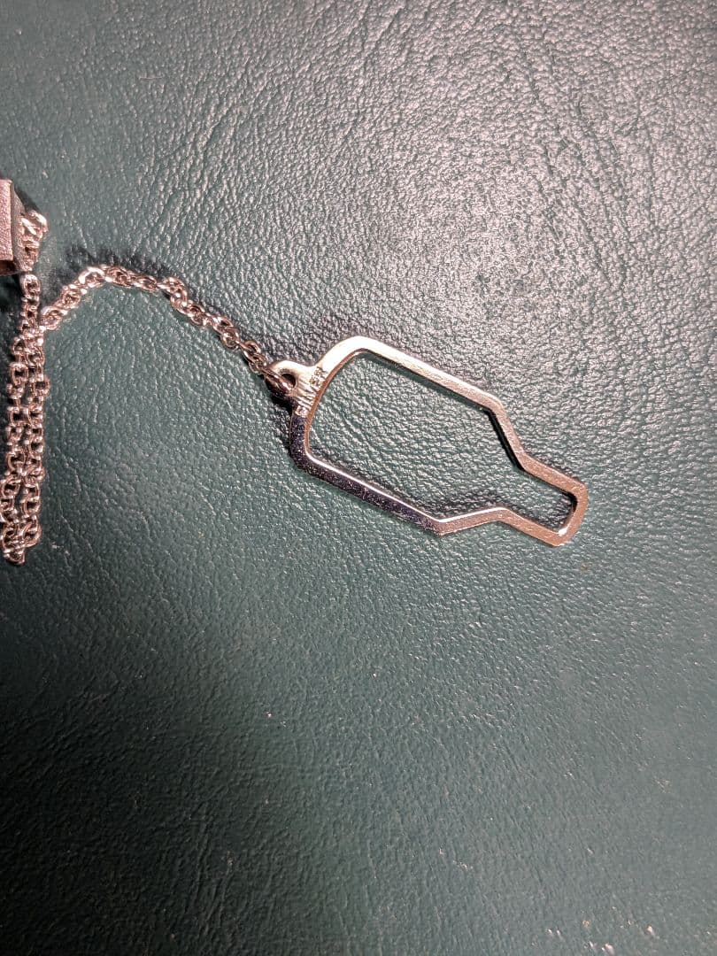 【K10 WG】ホワイトゴールドネクタイピン!!