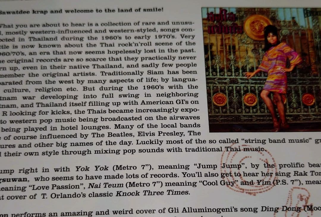 THAI BEAT A GO GO 辺境グルーヴ RARE GROOVE