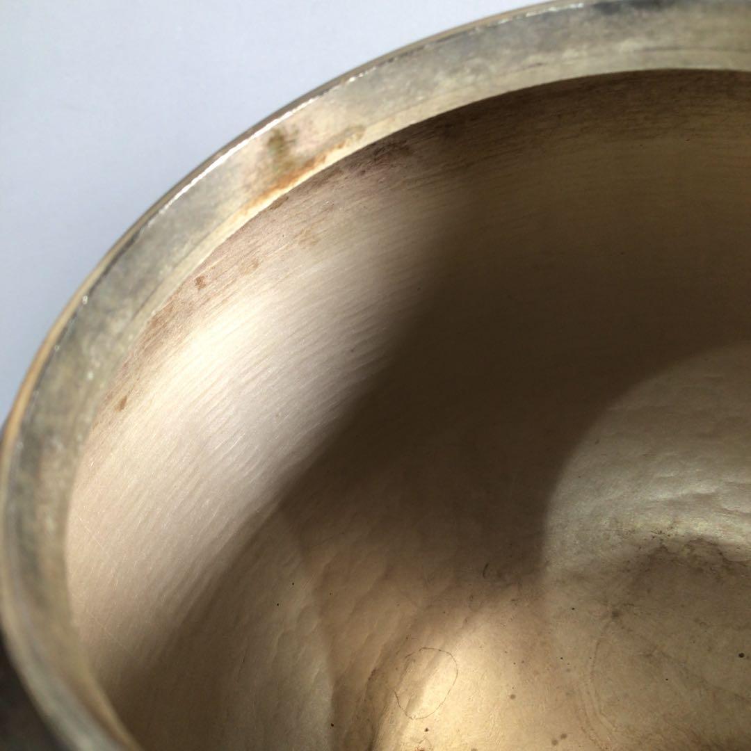 Ｎ９６３　水注　『秀峰堂造』『いぶし銀』『刷毛目紋』『湯沸』　紙箱　茶道具