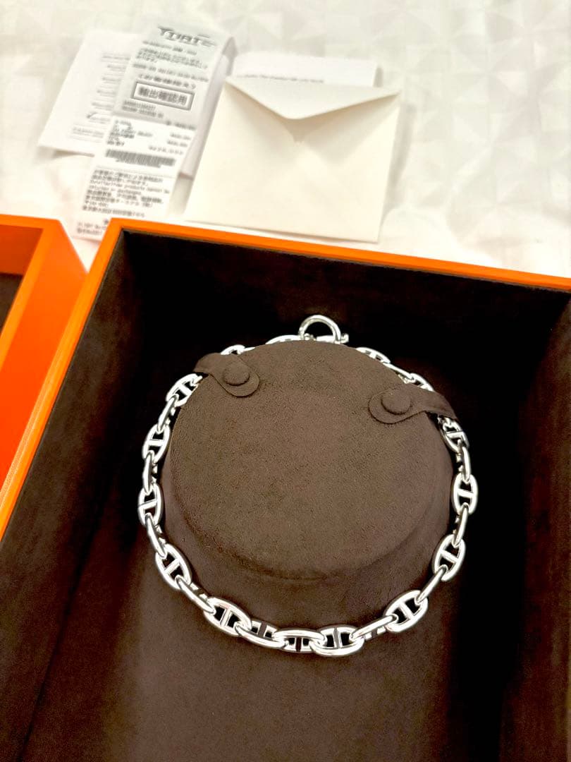 efu【新品未使用】エルメス シェーヌダンクル ネックレス GM29コマ