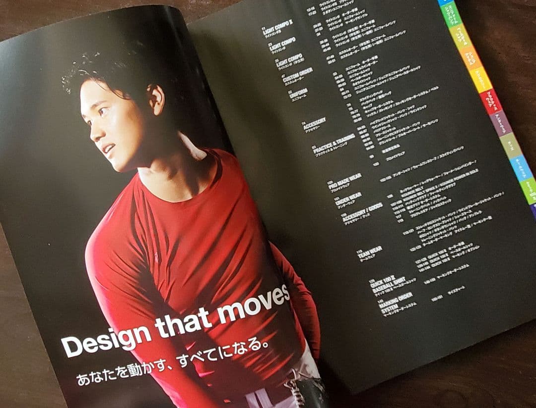 DESCENTE　2022ベースボールカタログ　大谷翔平