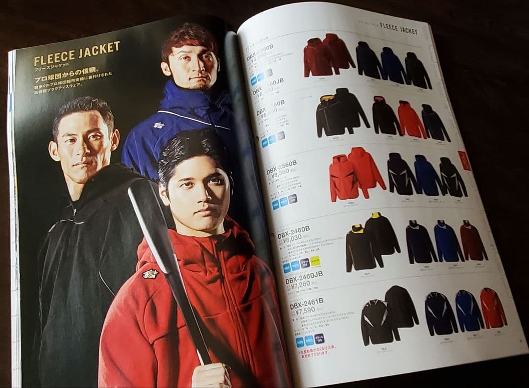 DESCENTE　2022ベースボールカタログ　大谷翔平