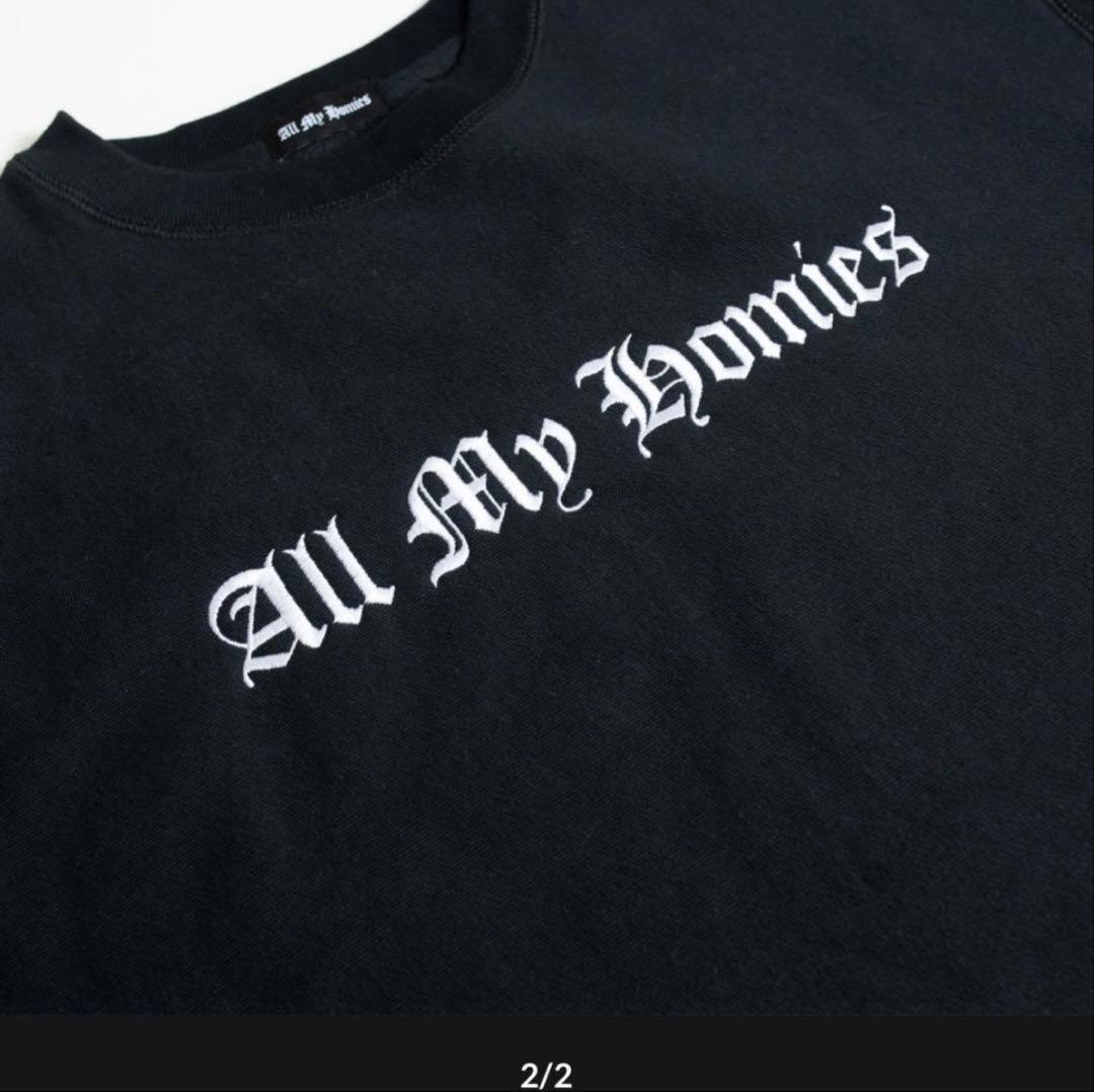 All My Homies Sweat 【BLACK】 M size
