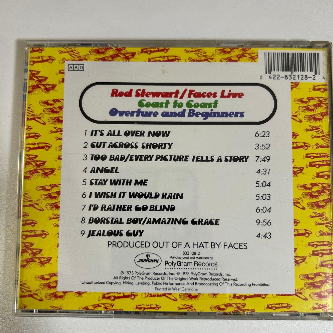 洋楽 Rod Stewart It's All Over Now 32PD-398