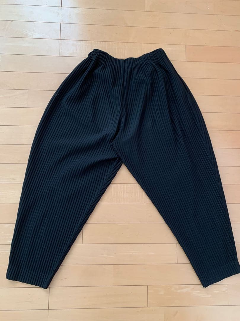 美品 HOMME PLISSEオムプリ 23ss プリーツパンツ イッセイミヤケ