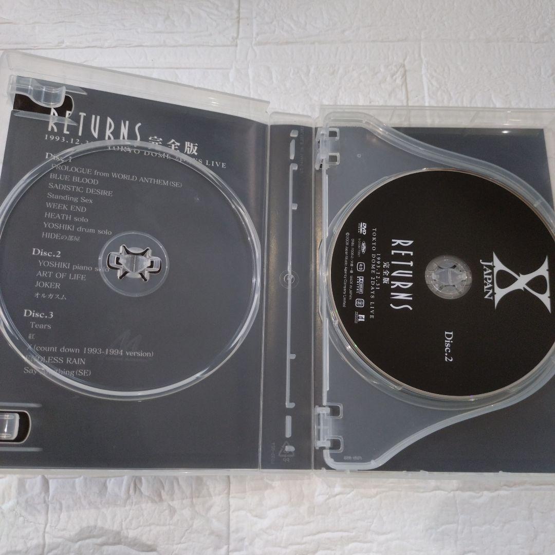 X JAPAN RETURNS DVD　1993年12月30日　31日