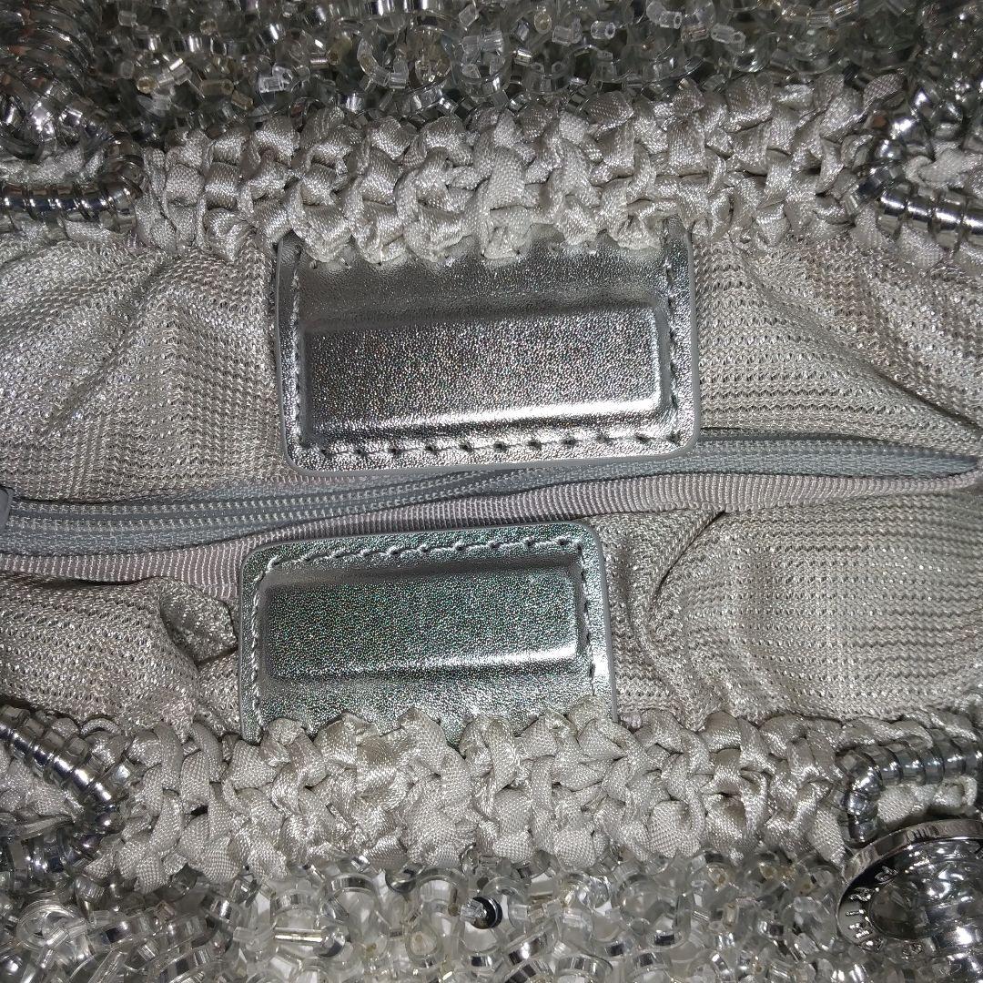 アンテプリマ・ワイヤー グリッター/シルバー ショルダーバッグ