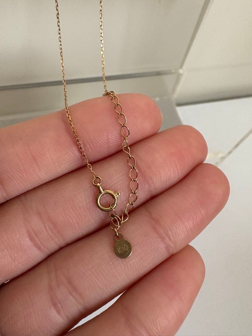 ete K10 ダイヤモンドネックレス