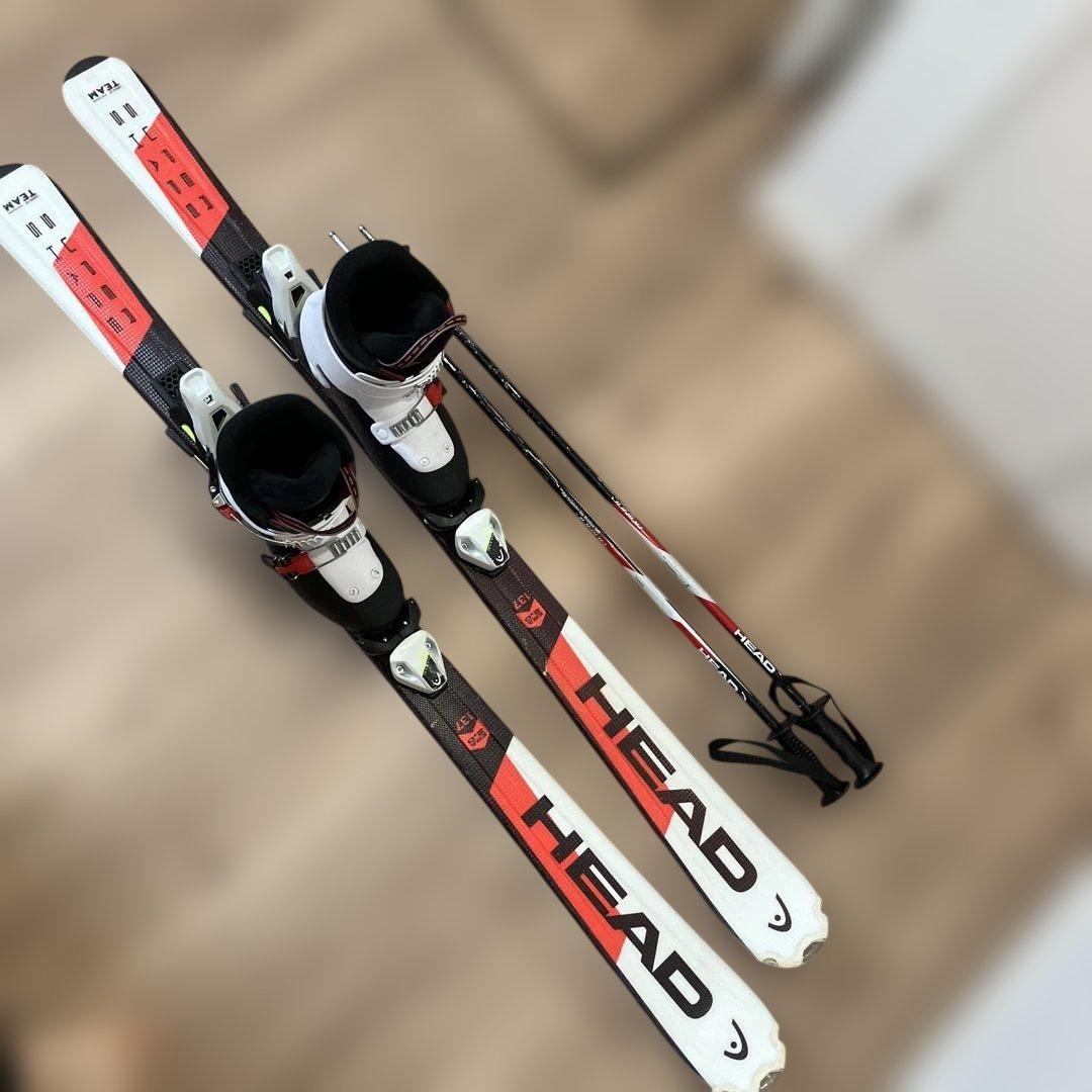 HEAD スキー4点セット ジュニア用 (137cm)